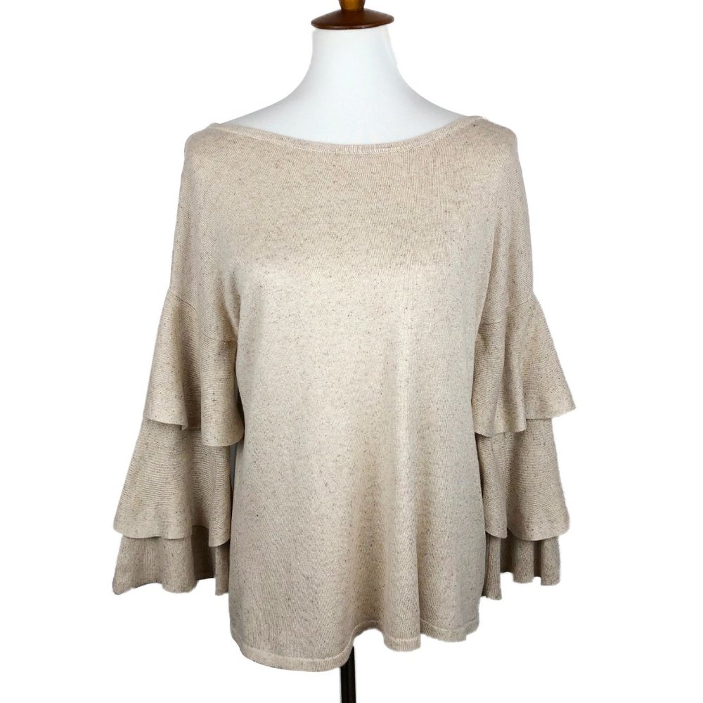 Allison Joy Ruffle Sleeve Sweater